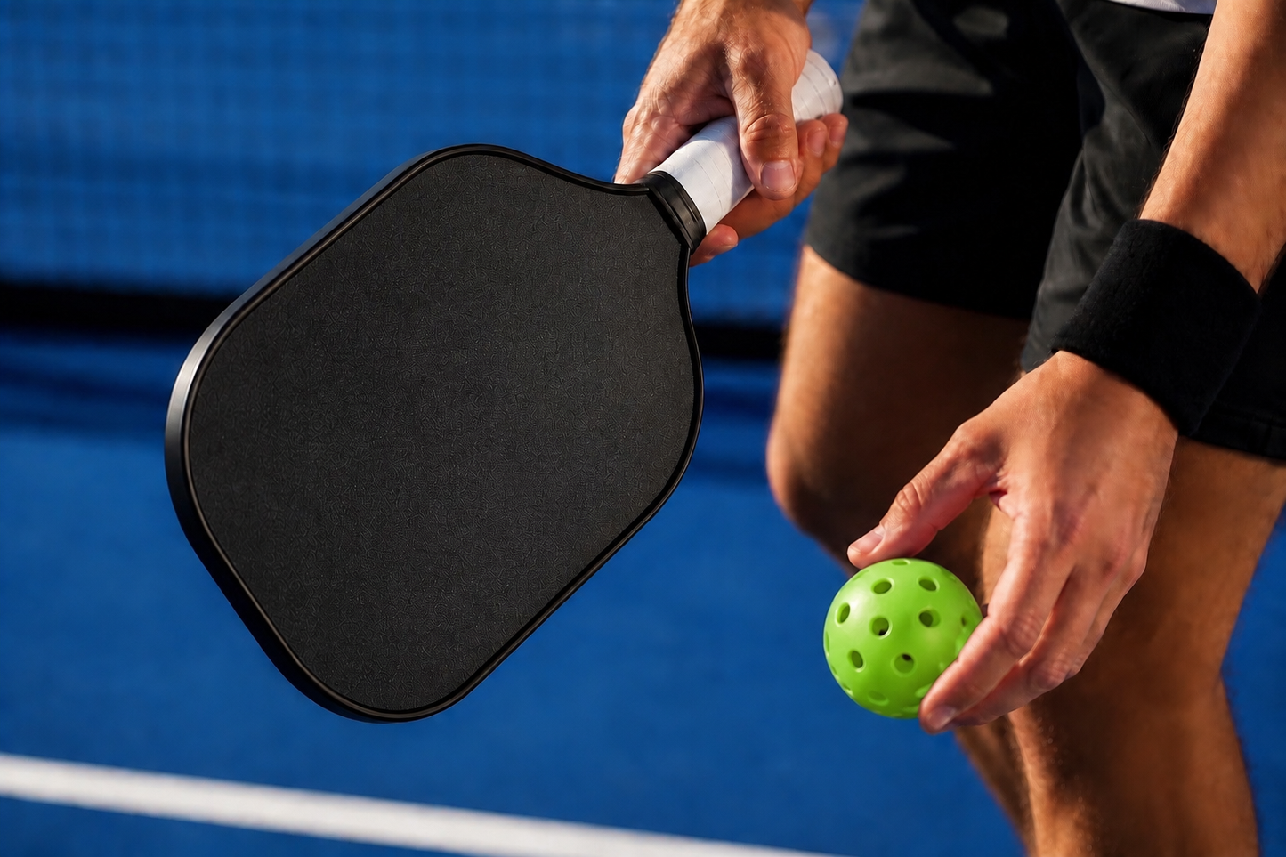 Veltrix Outdoor Pickleballs — 6-Pack, 26-Hole Tournament-Style (Neon Green)