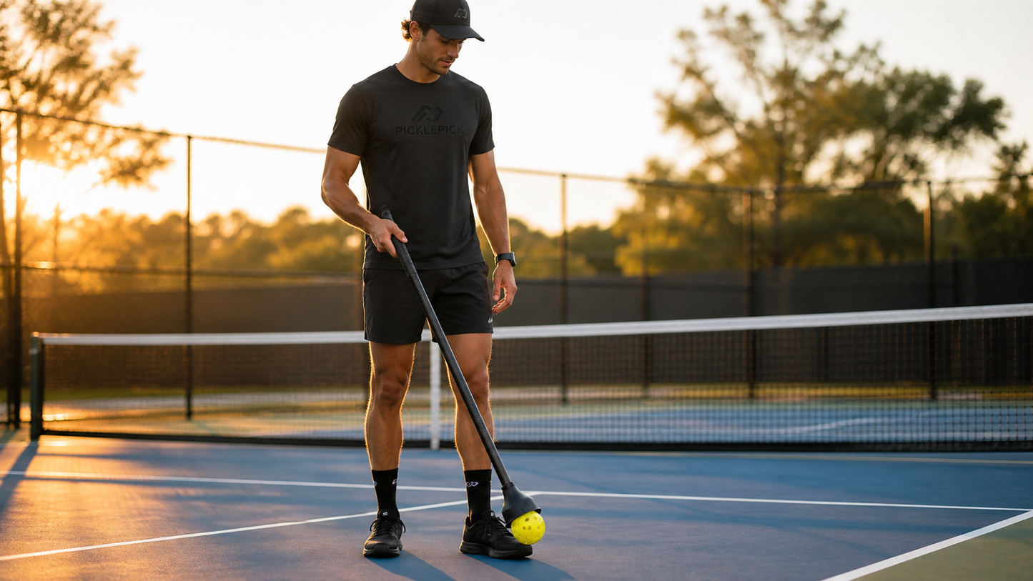 Veltrix Quick-Pick Ball Retriever — Paddle Attachment (4 Pack)