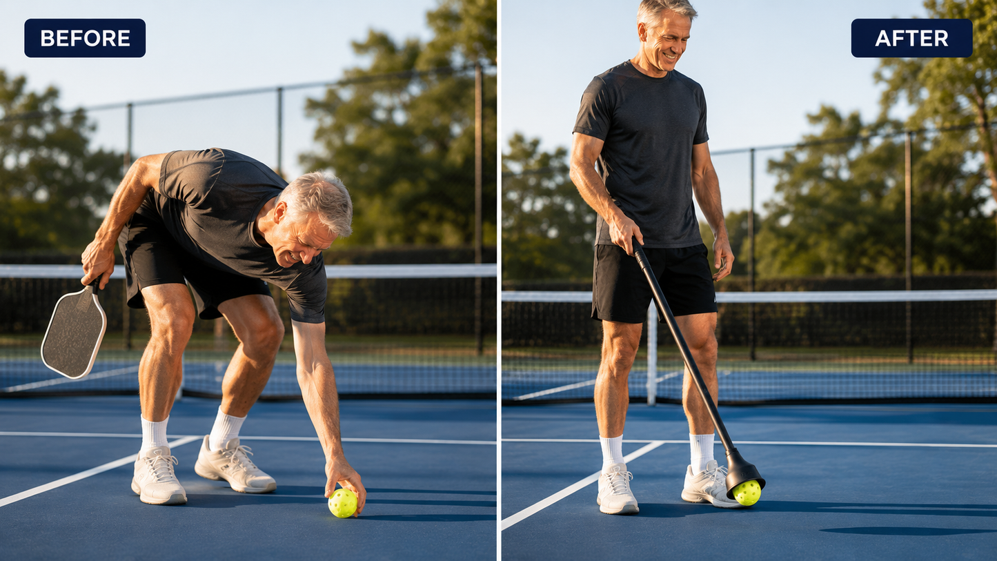 Veltrix Quick-Pick Ball Retriever — Paddle Attachment (4 Pack)